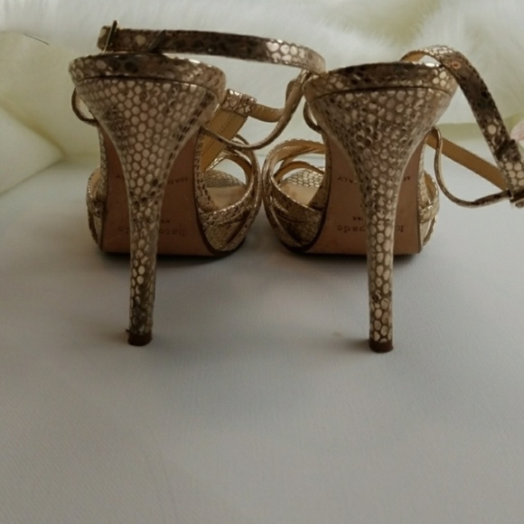 Kate Spade Gold Heels - Picture 5 of 6